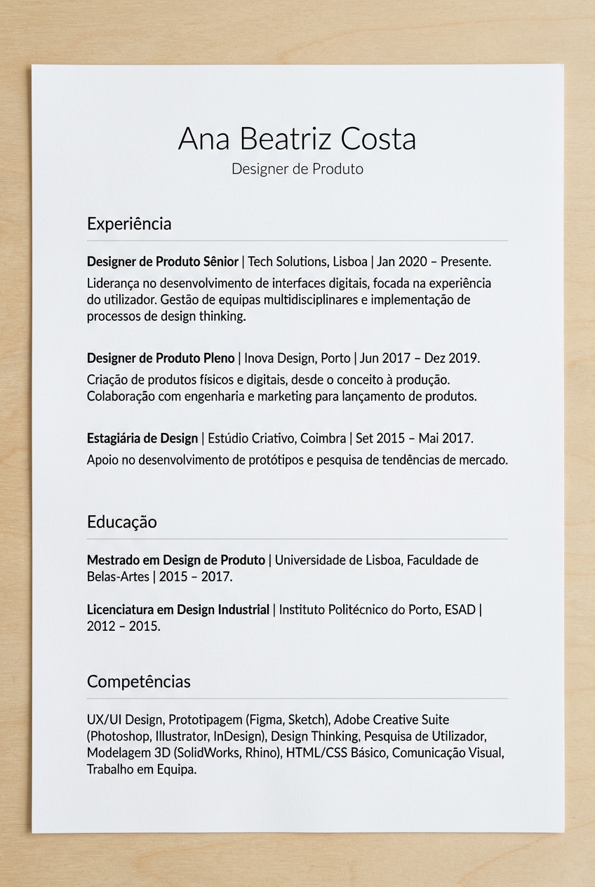 Template Minimalista